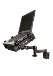 Universal Vertical Laptop Mount with Dual Swing Arms