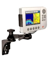 Vertical Marine Mount with Straight Swing Arm for Raymarine Charplotter