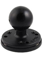 Triple Magnetic Base with 2.5 Inch Diameter Aluminum Base with 1.5 Inch Dia. Ball