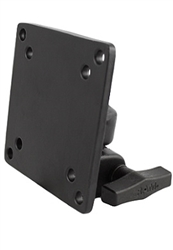 4.75 Inch Square VESA 75/100mm Compatible Plate with .5 Inch NPT Hole