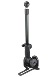 Passenger Side Universal No-Drill RAM POD HD Vehicle Mount 12 Inch Long Pole and 1.5 Inch Diameter "C" Sized Ball