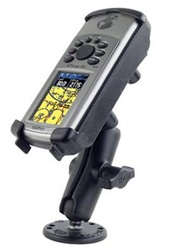 Flat Surface Mount and Garmin RAM-HOL-GA14U Holder (Selected GPSMAP 76(C,CS,CSX) and 96(C) Series)