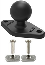 RAM 1 Inch Diameter Ball Adapter with Flat Panel Mounting Hardware