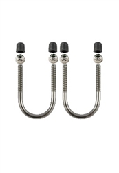 Stainless Steel U-Bolts Hardware Pack, accommodates Rails 1