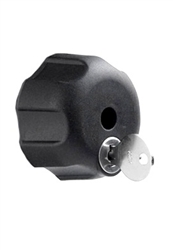 Locking Knob with Keyed Lock for RAM Swing Arms with 3/8