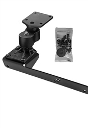 Ram 1500 (2012-2018) 2500, 3500, 4500, 5500 (2012-Newer) Laptop Vehicle Base with Adjust-A-Pole