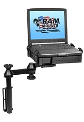 Universal DRILL Down Vertical Base (Requires Flat and Level Vertical Surface) Laptop Mount System