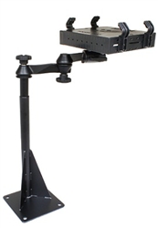 Universal Horizontal DRILL Down Base (Requires Flat and Level Floor Surface) Laptop Mount System