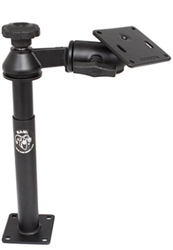 8 Inch Male and 9 Inch Female Tele-Pole with SINGLE Articulating Swing Arm with 75x75mm VESA Plate