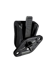 Universal Belt or Visor Clip with Diamond Plate