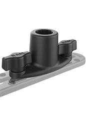 RAM Dual T-Bolt Track Base for Spline Posts (T-Bolt Dimensions: .48