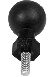 RAM 1" Diameter Tough-Ball 1/4"-20 X .50" Male Threaded Post for Kayaks