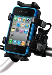 Easy Strap Base with Rubber Strap and RAM-HOL-UN4U Universal Finger Gripping Cradle (Fits Device Width 1.25" to 3.5" Including GPS, eTrex, 2 Way Radios, Smartphones with Cover/Case iPhone, Droid, etc.)